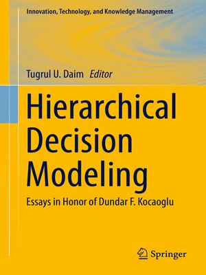 cover image of Hierarchical Decision Modeling